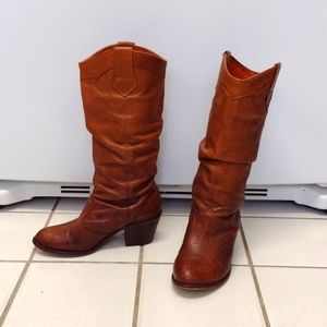 Vintage Steve Madden Brown Leather Boots